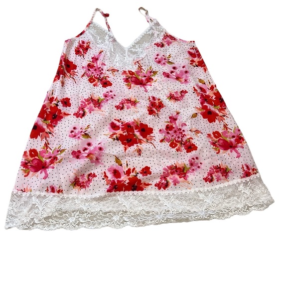 Vintage Oscar de la Renta laced short nightgown - Picture 2 of 6